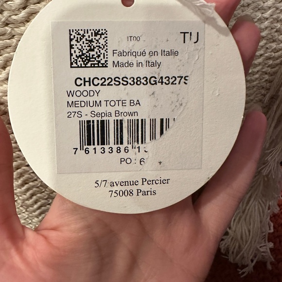 Authentic Chloé Woody Medium Woven Fringe Tote - Picture 9 of 15